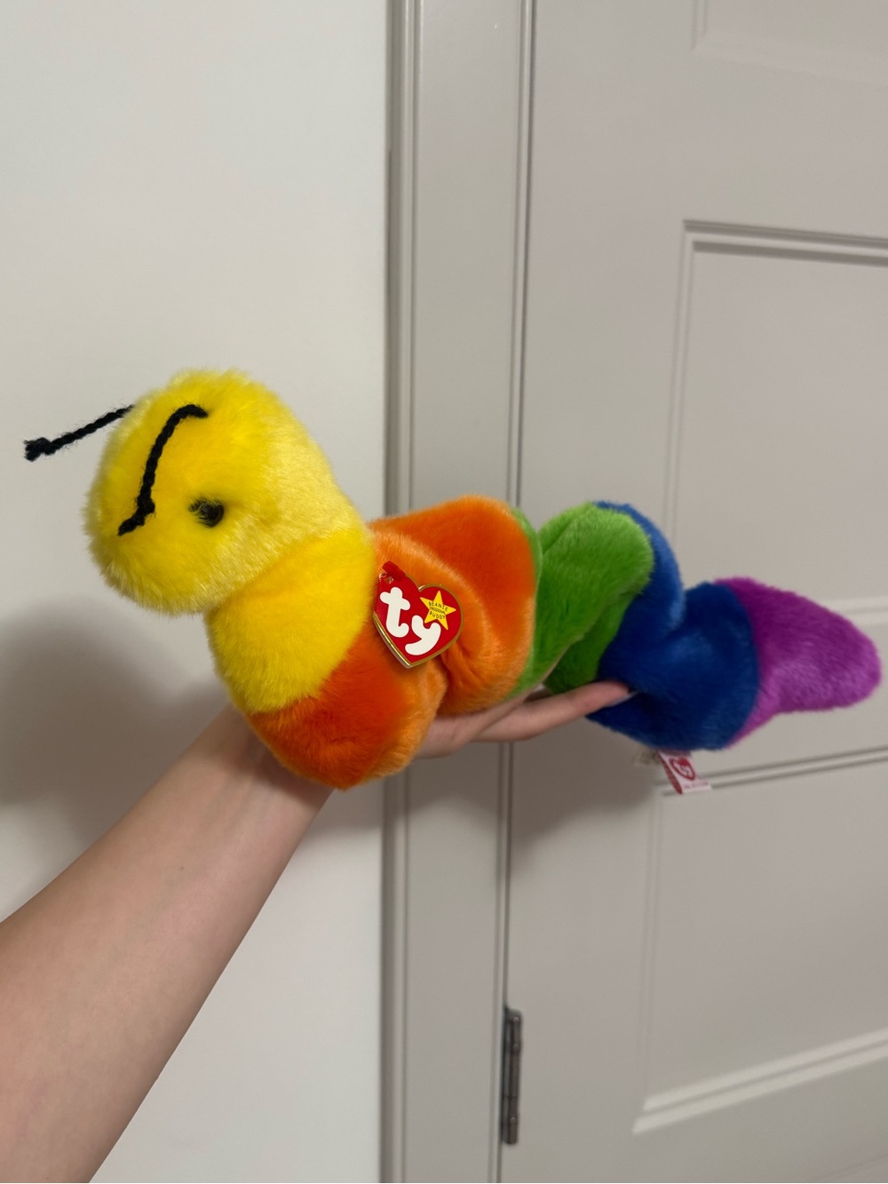 Ty Beanie Buddy named "Inch" the Inchworm